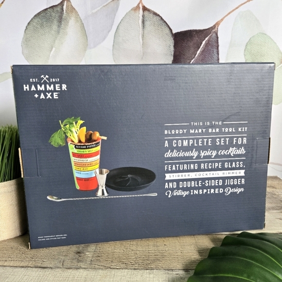 Hammer + Axe | Bloody Mary Bar Tool Kit 4-pc Set - Picture 7 of 8